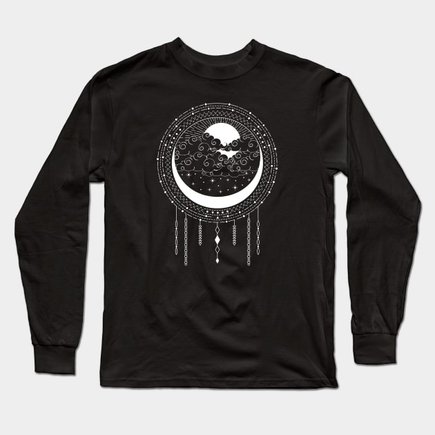 Sun and Moon | Cosmic Wedding Long Sleeve T-Shirt by CelestialStudio